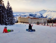 BSIMAGE קלאב מד בצרפת- les arcs panorama